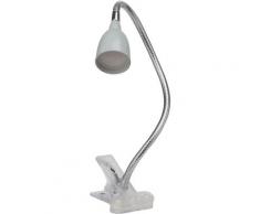 Brilliant Leuchten,LED Klemmleuchte silberfarben Klemmleuchten Möbelleuchten Lampen Leuchten