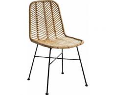 COUCH? Rattanstuhl "Rattan Vintage", beige, natur