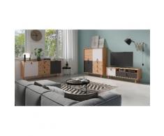 Homexperts Sideboard Bristol beige Highboards Kommoden Sideboards