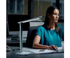 B.K.Licht,LED Schreibtischlampe weiß Schreibtischlampen Tischleuchten Lampen Leuchten