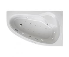 OTTOFOND Whirlpool-Badewanne Loredana, (Komplett-Set), Typ Premium, chrom weiß Badewannen Whirlpools Bad Sanitär