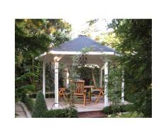 weka Pavillon Paradies 2, BxT: 399x461 cm braun Pavillons Garten Balkon