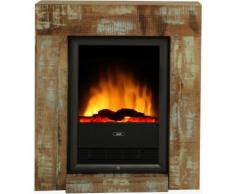 Albero Elektrokamin Agra, beige, natur-braun-grau-weiß-türkis