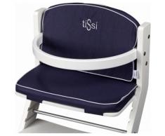 tiSsi Kinder-Sitzauflage Blau, für Hochstuhl; Made in Europe blau Baby Zubehör Hochstühle Babymöbel