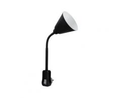 Paulmann LED Klemmleuchte Steckerleuchte Junus E14 schwarz Flexarm, E14, 1 St. Möbelleuchten SOFORT LIEFERBARE Lampen Leuchten