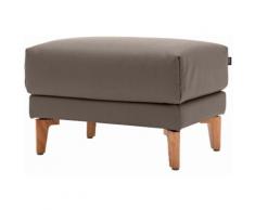 hülsta sofa Hocker hs.450, mit Holzfüßen grau Polsterhocker Sessel und Sofas Couches