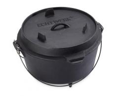 ECHTWERK Schmortopf Dutch Oven, Gusseisen, (1 tlg.), 8 Liter schwarz Schmortöpfe Töpfe Haushaltswaren