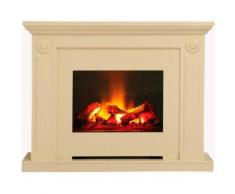 Albero Elektrokamin Brisbane, weiß, Neutral, hellbeige
