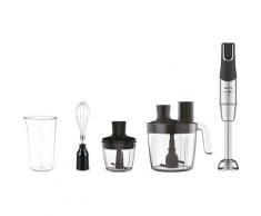 Krups Stabmixer PERFECT MIX 9000 HZ95JD, 1200 W, Powelix Life-Klingen, inkl. 800 ml Becher, Zerkleinerer, Schneebesen und Food Prozessor mit 5 Funktionen, Gebürsteter Edelstahl schwarz Mixer Zerkleinerer Haushaltsgeräte