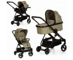 iCoo Kombi-Kinderwagen Acrobat XL Plus Trio Set Diamond Olive, 15 kg, ; Kinderwagen grün Baby Ab Geburt Altersempfehlung