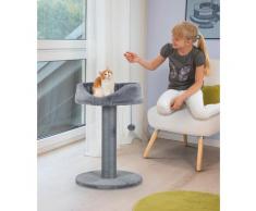 ABUKI Kratzbaum Cleo, hoch, BxTxH: 49x49x73 cm grau Kratz- Kletterbäume Katze Tierbedarf