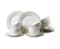 Ritzenhoff & Breker Kaffeeservice ISABELLA, (Set, 18 tlg.), Spülmaschinengeeignet weiß Zubehör für Kaffeemaschinen Kaffee Espresso Haushaltsgeräte