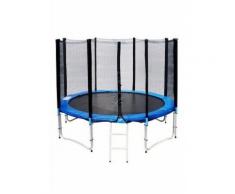 Joka Fit Gartentrampolin Joka Fit Trampolin-Set Ø 305cm (Set mit Sicherheitsnetz), blau