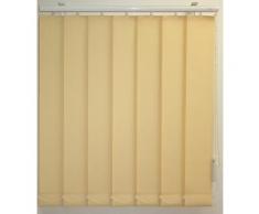 sunlines Lamellenvorhang nach Maß, mit weißen Verbindungsketten, Ohne Teilung beige Lamellen Rollos Jalousien Maß