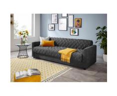 INOSIGN Schlafsofa Tinur, Topper inklusive; Bezug ist abnehmbar grau Inosign Sofas Couches Premium-Möbel