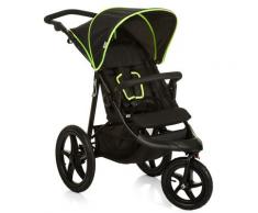 Hauck Dreirad-Kinderwagen Runner Black/Neon Yellow, mit schwenk- und feststellbarem Vorderrad; Kinderwagen, Jogger, Dreiradwagen, Jogger-Kinderwagen, Dreiradkinderwagen schwarz Kinder Sportbuggys Buggys Kinderwagen Buggies