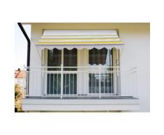 Angerer Freizeitmöbel Klemmmarkise, gelb/grau, Ausfall: 150 cm, versch. Breiten gelb Klemm-Markisen Markisen Garten Balkon Klemmmarkise