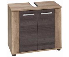 trendteam Waschbeckenunterschrank Star, braun, wildeichefarben/darkwood