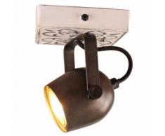Brilliant Leuchten Lapas Wandspot schwarz stahl/weiß Wandstrahler Strahler Spots Lampen Wandleuchten