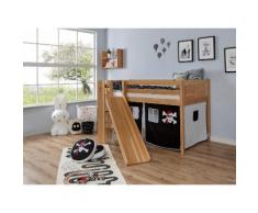 Ticaa Hochbett Ekki beige Kinder Kinderbetten Kindermöbel Hochbetten