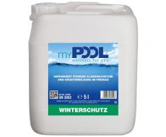 MyPool Poolpflege Winterschutz, 5 l weiß Poolzubehör -reinigung Pools Planschbecken Garten Balkon