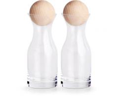 Zeller Present Karaffe, Glas, Höhe 18,5 cm farblos Karaffen Gläser Glaswaren Haushaltswaren Karaffe
