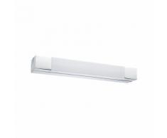 Paulmann LED Wandleuchte Spiegelleuchte Quasar 7,5W 440 mm Chrom/Weiß, 1 St., Warmweiß silberfarben LED-Lampen LED-Leuchten SOFORT LIEFERBARE Lampen Leuchten