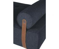 TOM TAILOR Daybett NORDIC DAYBED CHIC, inklusive Kissenrolle & Lederband, wahlweise mit Bettkasten, Füße in Eiche natur blau Tagesbetten Gästebetten Betten