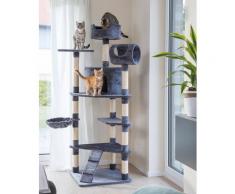 ABUKI Kratzbaum Pearl, hoch, BxTxH: 100x85x177 cm grau Kratz- Kletterbäume Katze Tierbedarf