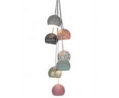 KARE Design Pendelleuchte mit bunten Metallschirmen, bunt, Neutral, bunt