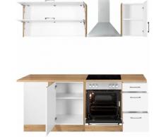 HELD MÖBEL Winkelküche Colmar, ohne E-Geräte, Stellbreite 210/210 cm braun L-Küchen Küchenzeilen -blöcke Küchenmöbel Arbeitsmöbel-Sets