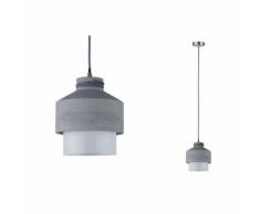 Paulmann LED Pendelleuchte Neordic Helin Glas/Beton, E27, 1 St. grau Deckenleuchten SOFORT LIEFERBARE Lampen Leuchten