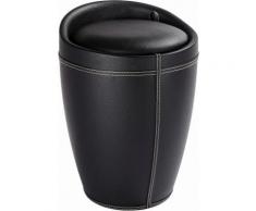 WENKO Hocker, schwarz, schwarz
