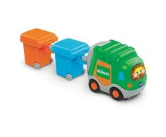 Vtech Spielzeug-Müllwagen "Tut Tut Baby Flitzer Müllauto & 2 Mülltonnen", bunt, bunt