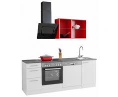 OPTIFIT Küchenzeile Mini, ohne E-Geräte, Breite 210 cm rot Singleküchen Küchenzeilen -blöcke Küchenmöbel Arbeitsmöbel-Sets