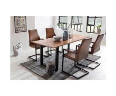 SalesFever Essgruppe (Set, 5-tlg) braun Essgruppen Tische Sitzmöbel-Sets