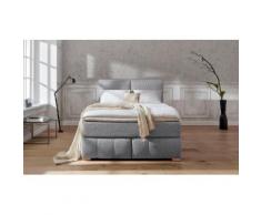Guido Maria Kretschmer Home&Living Boxspringbett Wehma grau Doppelbetten Betten Komplettbetten