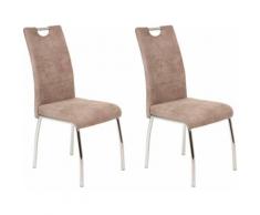 4-Fußstuhl, beige, vintage beige