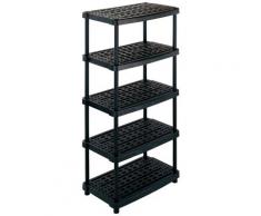 Kreher Steckregal XL-Haushaltsregal 24, B/T/H: 93x59x188,5 cm, mit 5 ventilierten Böden, extra tief schwarz Regal- Ordnungssysteme Küche Ordnung