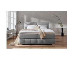 Guido Maria Kretschmer Home&Living Boxspringbett Wehma grau Doppelbetten Betten Komplettbetten