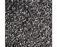 Teppichfliese Amalfi, quadratisch, 8 mm Höhe, schwarz, selbstliegend schwarz Teppichfliesen Bodenbeläge Bauen Renovieren