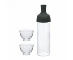 Hario Teekanne Filter in Bottle mit Teeglas Set schwarz Kannen Geschirr, Porzellan Tischaccessoires Haushaltswaren Kanne