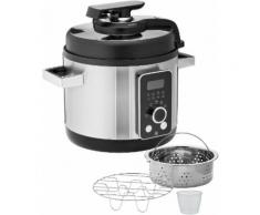 WMF Multikocher LONO 8-in-1, 1100 Watt, Schüssel 5,8 Liter silberfarben Küchenkleingeräte Haushaltsgeräte Küchenmaschine mit Kochfunktion