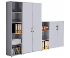 BMG Büro-Set TABOR 4 hoch, (Set, 2 St.) weiß Büromöbel-Sets Büromöbel