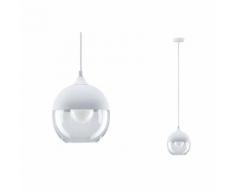 Paulmann LED Pendelleuchte Neordic Vanja Glas/Weiß, E27, 1 St. weiß Deckenleuchten SOFORT LIEFERBARE Lampen Leuchten