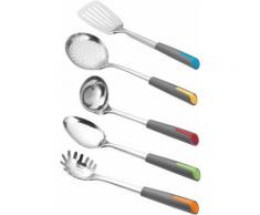 Esmeyer Kochbesteck-Set Alegria, (Set, 5-tlg.) silberfarben Kochbesteck Besteck Messer Haushaltswaren Kochbesteck-Sets