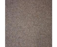 Renowerk Teppichfliese Maine, quadratisch, 6 mm Höhe, selbstliegend braun Teppichfliesen Bodenbeläge Bauen Renovieren