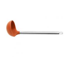 PINTINOX Kochbesteck-Set Silicone Orange, (Set, 3 tlg.), (Schöpfkelle, Spaghettilöffel, Schaumkelle), Edelstahl/Silikon silberfarben Kochbesteck Besteck Messer Haushaltswaren