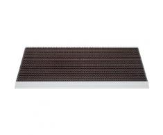 DELAVITA Fußmatte Karola, rechteckig, 22 mm Höhe braun Designer Fußmatten