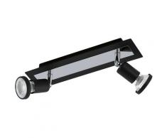 EGLO LED Deckenspots SARRIA, LED-Board-GU10, Warmweiß, Deckenleuchte, Deckenlampe schwarz LED-Lampen LED-Leuchten Lampen Leuchten sofort lieferbar